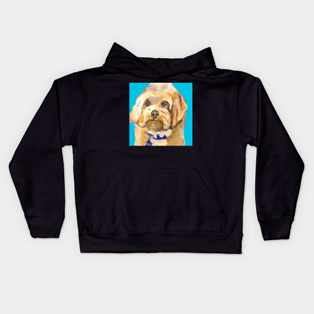 Maltipoo Kids Hoodie by Lil' Angel Pet Portraits